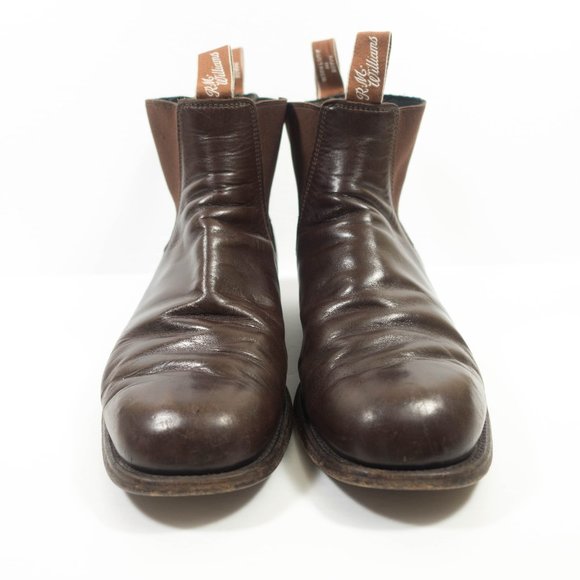 RM Williams Leather Chelsea Boots - Men's Size 11 US / 10 UK H XF Wide - Picture 3 of 11